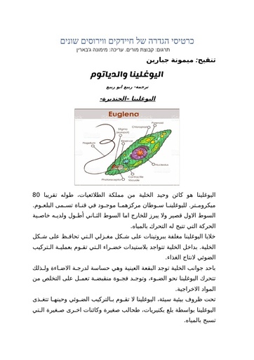 العربية כרטיסי הגדרה של חיידקים ווירוסים שונים (2019)